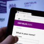 photo showing UK online census 2021