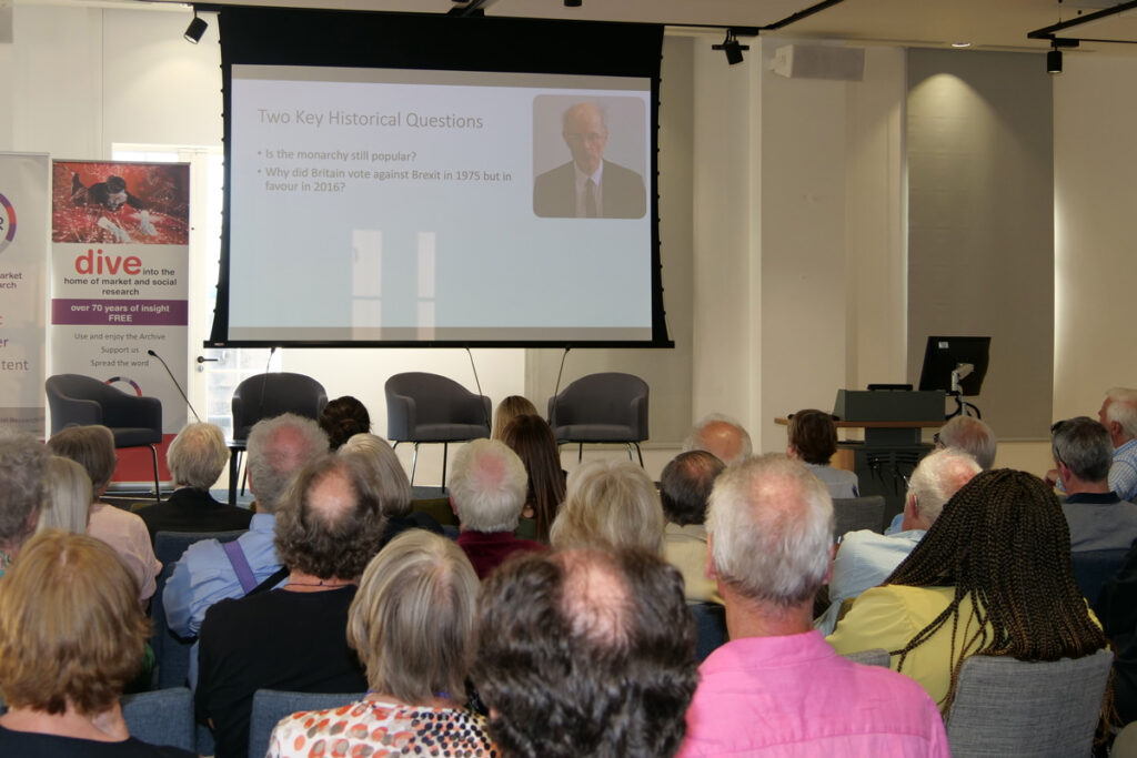 Professor Sir John Curtice addresses the AMSR via video